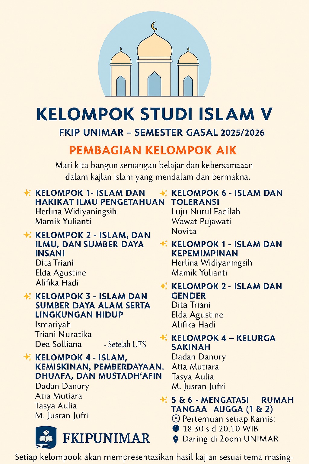 PG PAUD & PBI STUDI ISLAM V