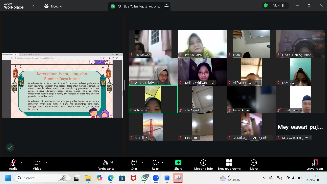 STUDI ISLAM V (Studi Islam Multidisipliner) TA 2025/2026